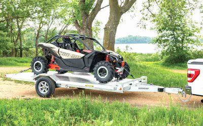 New Single Axle Wide Body Trailer From Aluma